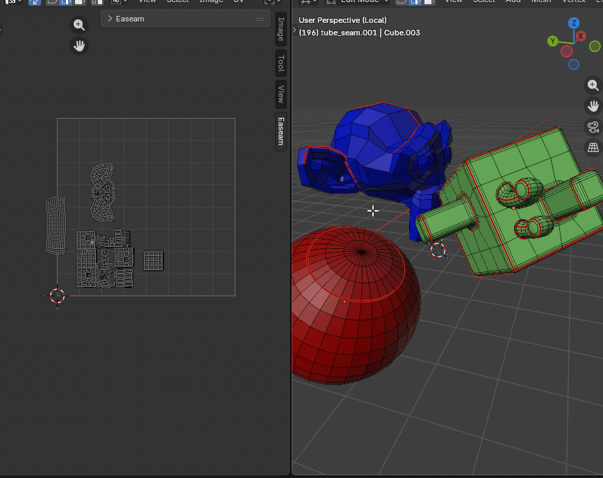 Re-Unwrap updating UV islands in Blender